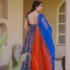SWT 347 Pure Jimmy Organza Silk Anarkali Gown Wholesale Supplier