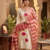 Launching KR 429 New Desing Roman Silk Zari Work Kurti Pent Dupatta Set Wholesale 2026