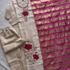 Launching KR 429 New Desing Roman Silk Zari Work Kurti Pent Dupatta Set Wholesale 2026
