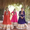 Mohini 9345 Reyon With Kutchi Work Navaratri Collecation Wholesale