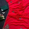WMS Georgeete With Butterfly Handwork Saree Wholesale Supplie