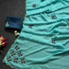 WMS Georgeete With Butterfly Handwork Saree Wholesale Supplie