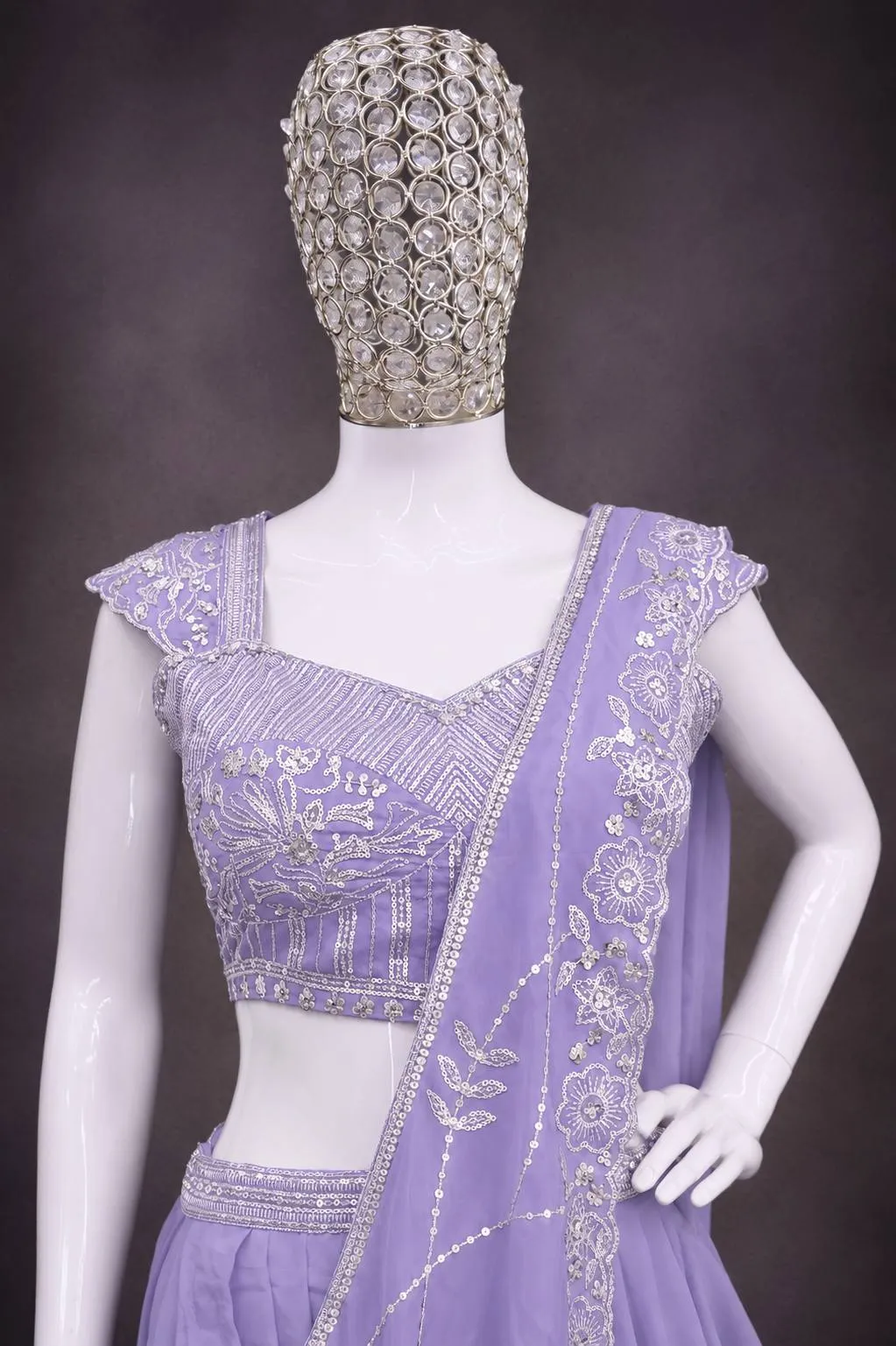 BDB 68 Crep Silk With Embroidey Work Ready To Wear Saree Wholesale