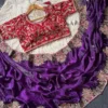 WMS Embroidery With Meena work Saree Wholesale Supplier