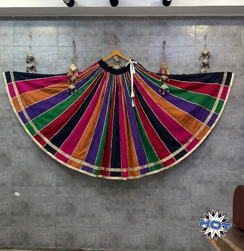 Juhi Cotton Jaipuri Skirt Navratri Lehenga Wholesale Supplier