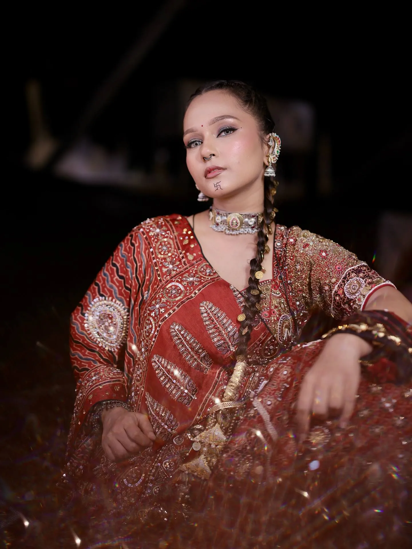 Launching C585 196 Heavy Muslin Cotton With Mirror Work Lehenga Chaniya Choli Wholesale 2026