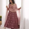 Stylish Sabina 5313 Faux Georgette Anarkali Kurti Pant Dupatta 2026