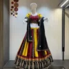 Juhi kutchhi print fabric And Mirror Work Navartri Lehenga choli Wholesale