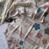 Latest KR 424 Pure Khadi Cotton Kurti Pant Dupatta Set Wholesale 2026