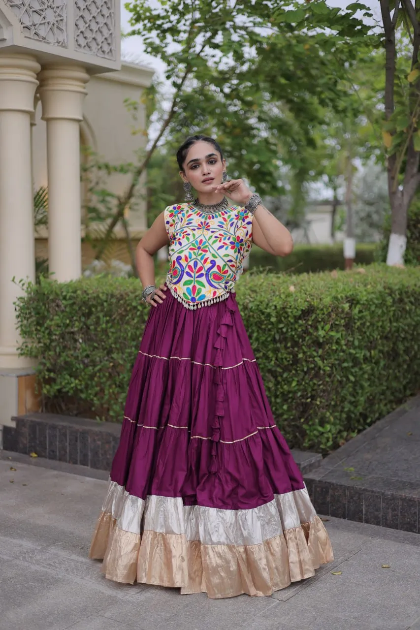 Latest Moni KA 5071 Rayon With Kutchi work Navratri Lehenga Choli Wholesale 2026