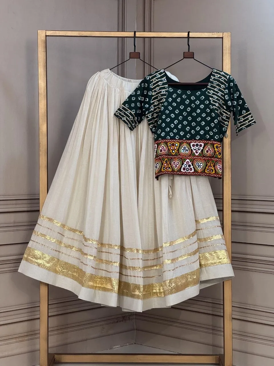 Beautiful Mohini 7180 Cora Cotton Gota-Patti work Navratri traditional Collection Wholesale 2026