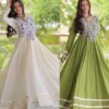 Mohini 9347 Kora Cotton Gota Patti With Embroidered Work Navratri Gown Wholesale