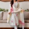 FFD Cotton Floral Kurti Bottom Dupatta Set Wholesale Supplier