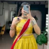 Buy WMN 1766 Chanderi Gotta Patti with Mirror Gamthi work Navratri Lehenga Choli Wholesale 2026