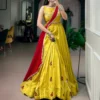 Buy WMN 1766 Chanderi Gotta Patti with Mirror Gamthi work Navratri Lehenga Choli Wholesale 2026