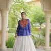 Latest Moni 5082 Kutchi Gamthi Kora Cotton With Bandhni Print work Navratri Lehenga Choli Wholesale 2026