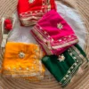 MHV Gotta Pati With Kacha Gotra Work Saree Wholesale