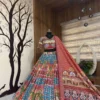 C585 200 Heavy Muslin Cotton With Mirror Work Lehenga Choli Wholesale
