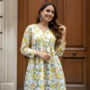 Shiv 1050 cotton Fancy floral Short kurti Wholesale Supplier