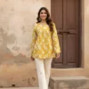 Shiv 1051 Cotton Fancy Flared Short kurti Wholesale Supplier
