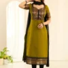 LFK 7032 Kanchi Cotton Kurta Dupatta Set Wholesale Supplier