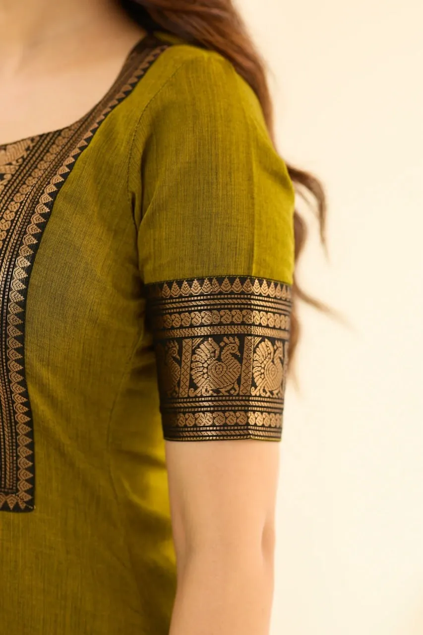 LFK 7032 Kanchi Cotton Kurta Dupatta Set Wholesale Supplier