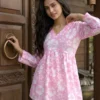 Latest Shiv 1056 Cotton Fancy Flared Short Kurti Wholesale Supplier 2026