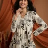 Shiv 1057 cotton Fancy Flared Short Kurti Wholesale Supplier
