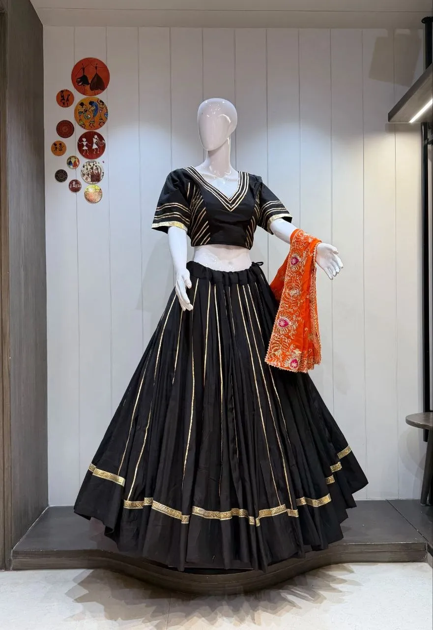 Juhi Roman Silk Navratri Lehenga Choli Wholesale Supplier