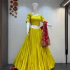 Juhi Roman Cotton Silk Lehenga Choli Wholesale Supplier