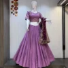 Juhi Roman Cotton Silk Lehenga Choli Wholesale Supplier