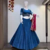 Juhi Roman Cotton Silk Lehenga Choli Wholesale Supplier