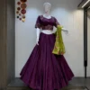 Juhi Roman Cotton Silk Lehenga Choli Wholesale Supplier