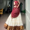 WMN 2042 Silk Cotton with Zari Work South Indian Lehenga Choli Wholesale