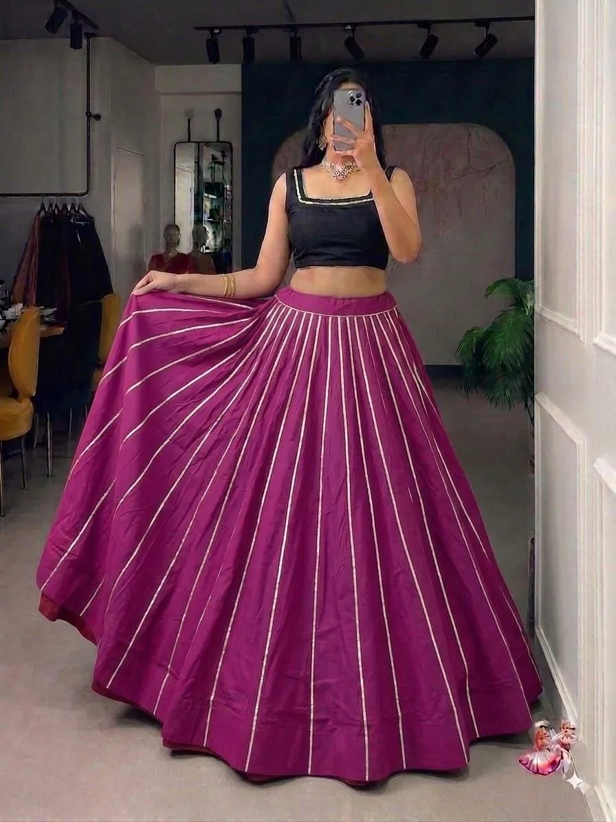 Juhi Pure Cotton with Jari Work Lehenga Choli Wholesale