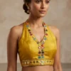 Juhi Pure roman silk with heavy mirror work Lehenga Choli Wholesale