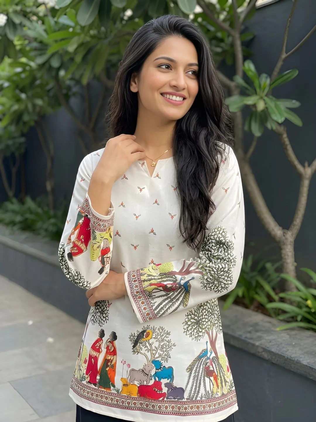 Launching Shiv 1060 Cotton Kalamkari Short Kurti Wholesale Supplier 2026