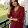 Beautiful Shiv 1061 Roman Silk with Embroidery Work Short Kurti Wholesale Supplier 2026