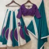 Juhi Pure roman silk Lehenga Choli Wholesale Supplier