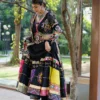 C585 203 Heavy Muslin Cotton With Mirror Work Lehenga Chaniya Choli Wholesale