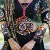 C585 203 Heavy Muslin Cotton With Mirror Work Lehenga Chaniya Choli Wholesale