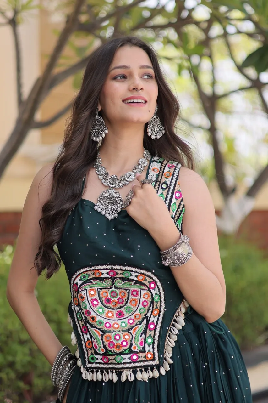 Buy Mohini 7183 Rayon With Gamthi Mirror Work Lehenga Chaniya Choli Wholesale 2026
