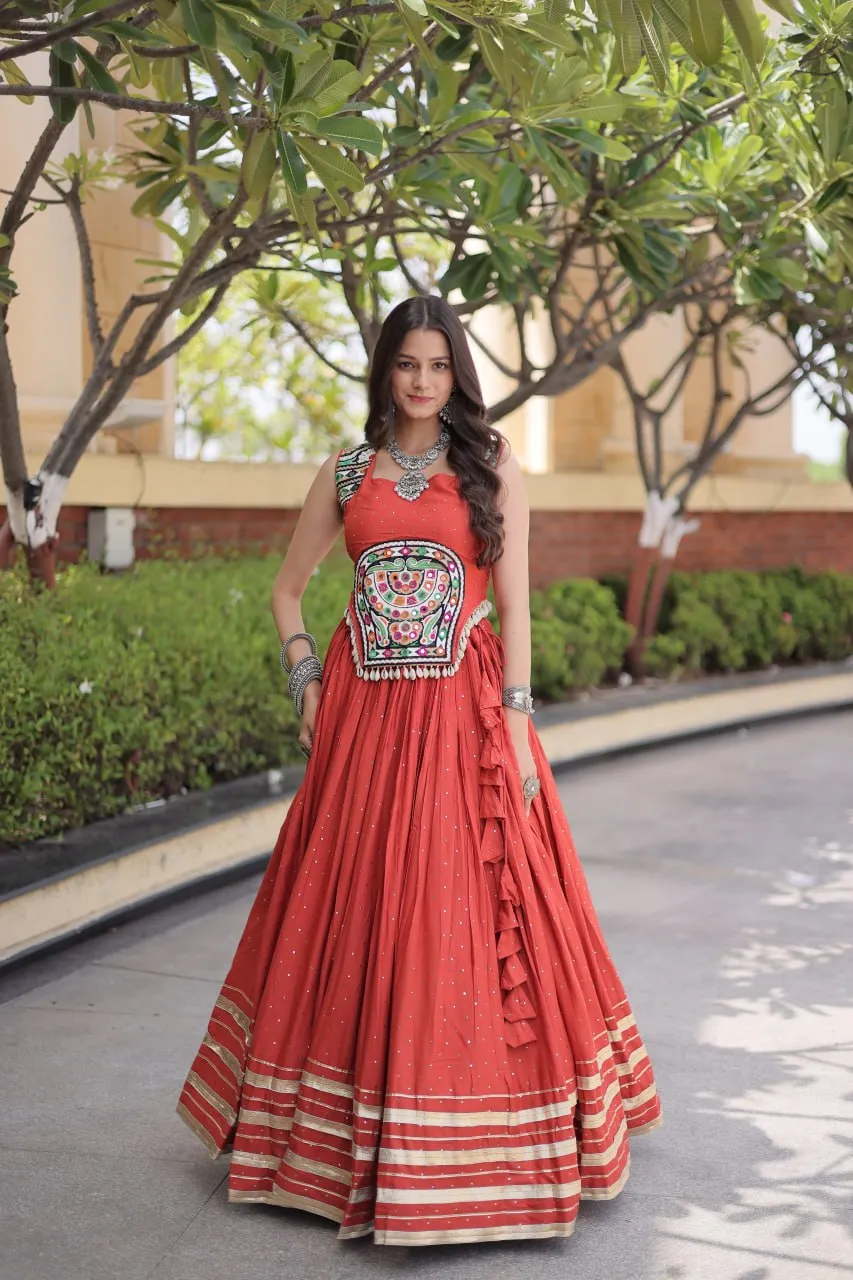 Buy Mohini 7183 Rayon With Gamthi Mirror Work Lehenga Chaniya Choli Wholesale 2026