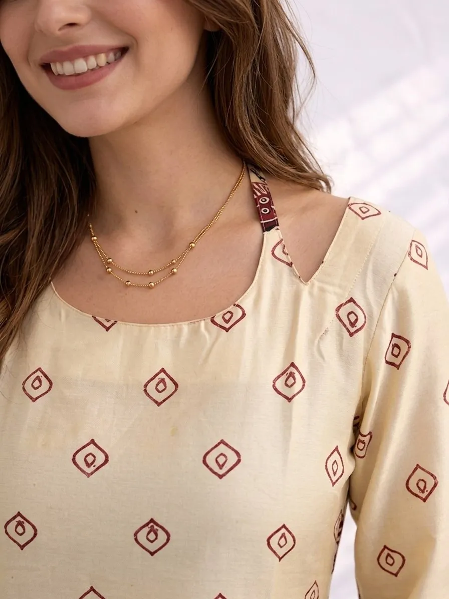 Buy Shiv 1068 Cotton Kalamkari Short Kurti Wholesale Supplier 2026