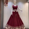 Stylish Juhi Pure Roman Cotton Silk Navratri Lehenga Choli Wholesale 2026