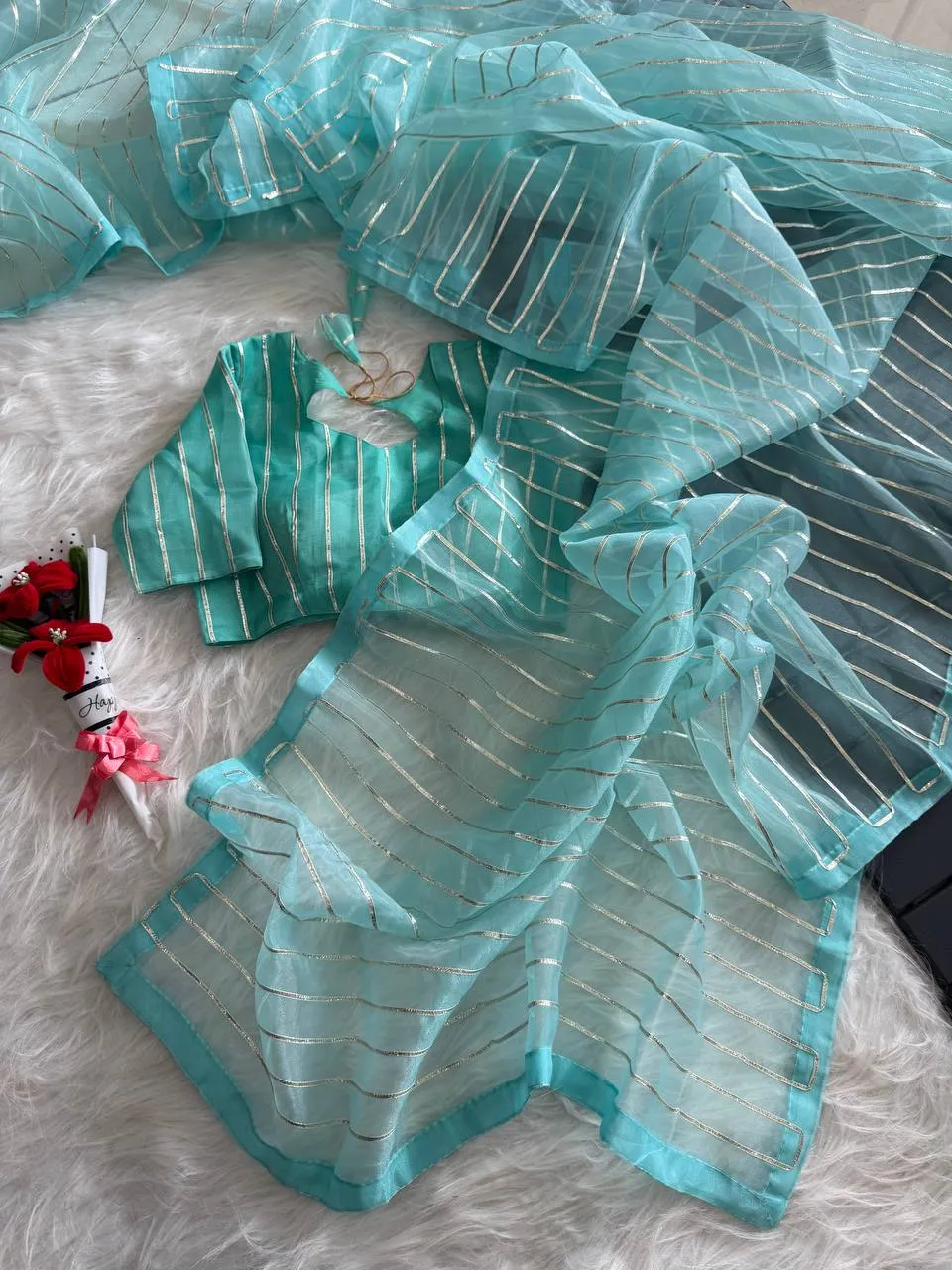 Beautiful MHV Organza Silk Saree Wholesale Supplier 2026