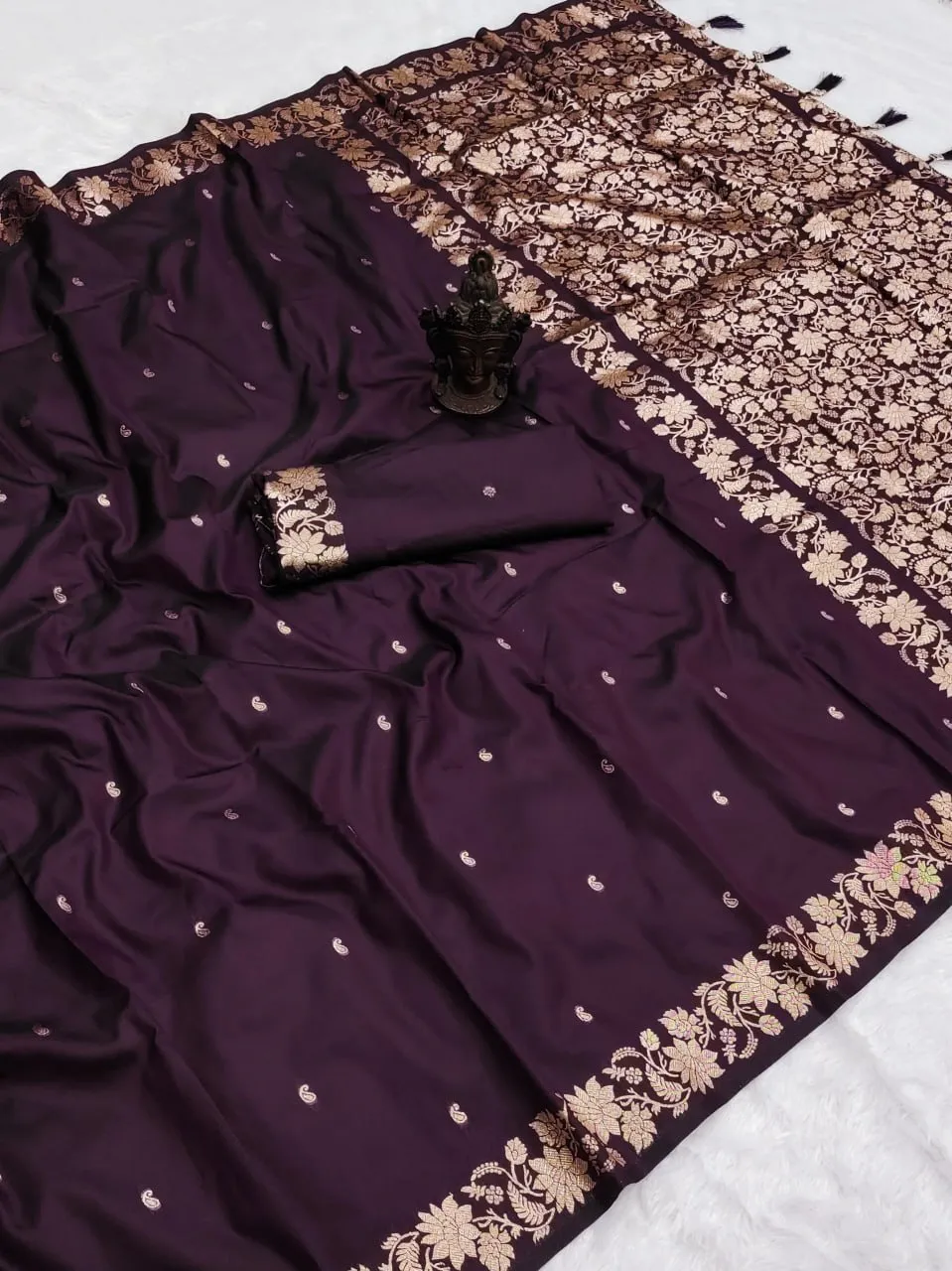 Launching Pooja Pure Banarasi Silk Saree With Rich Pallu Wholesale Surat 2026
