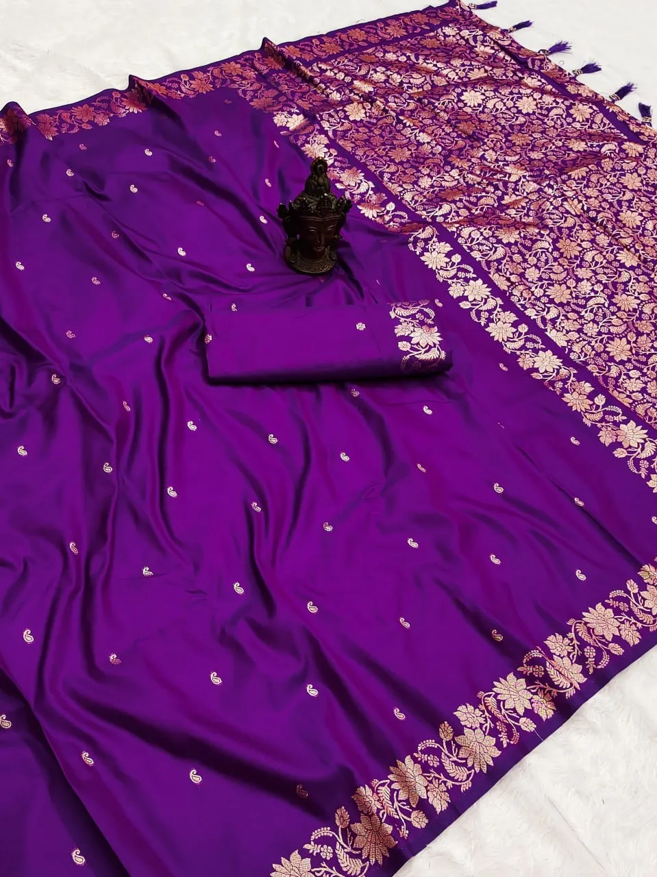 Launching Pooja Pure Banarasi Silk Saree With Rich Pallu Wholesale Surat 2026