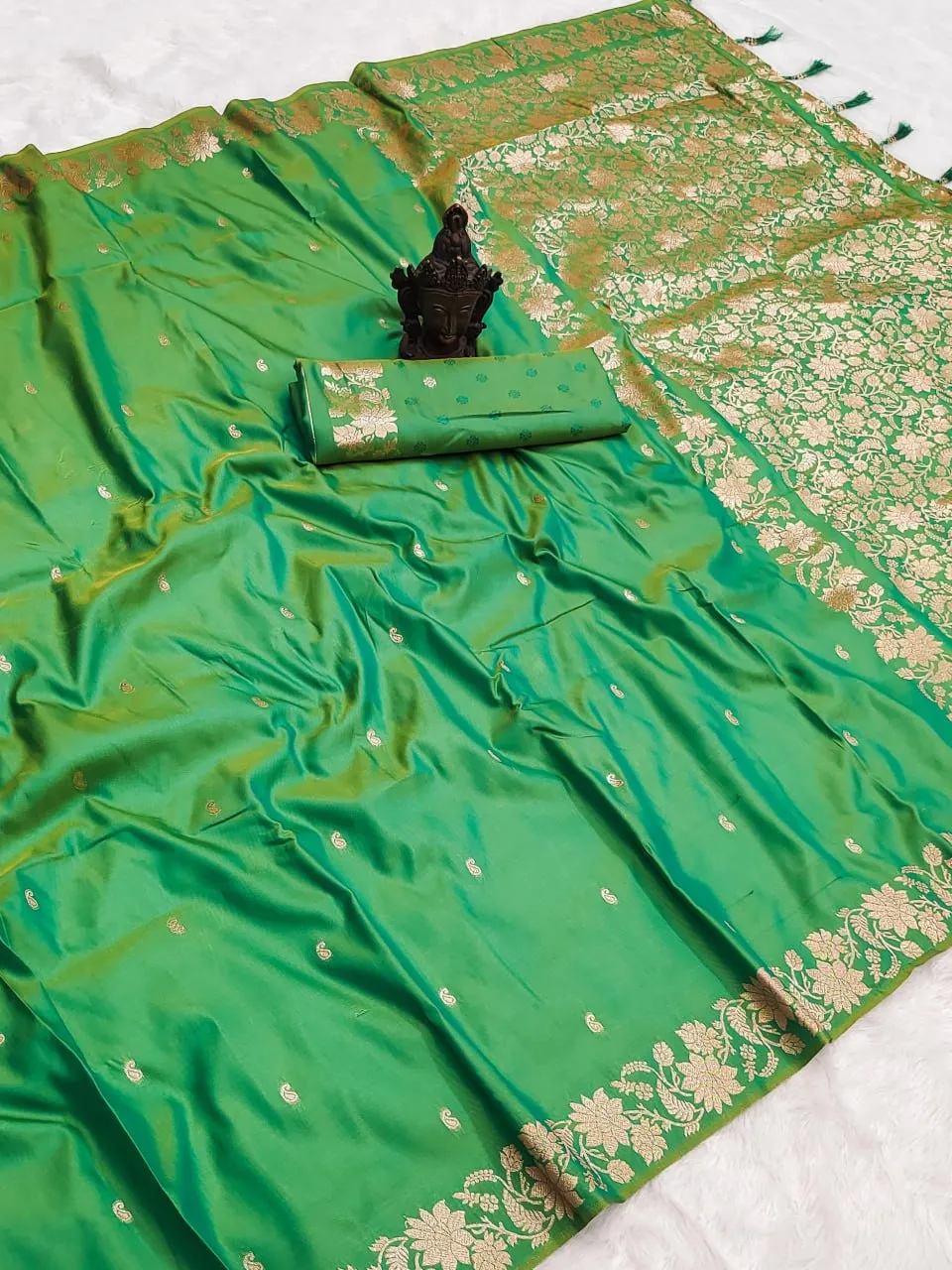 Launching Pooja Pure Banarasi Silk Saree With Rich Pallu Wholesale Surat 2026