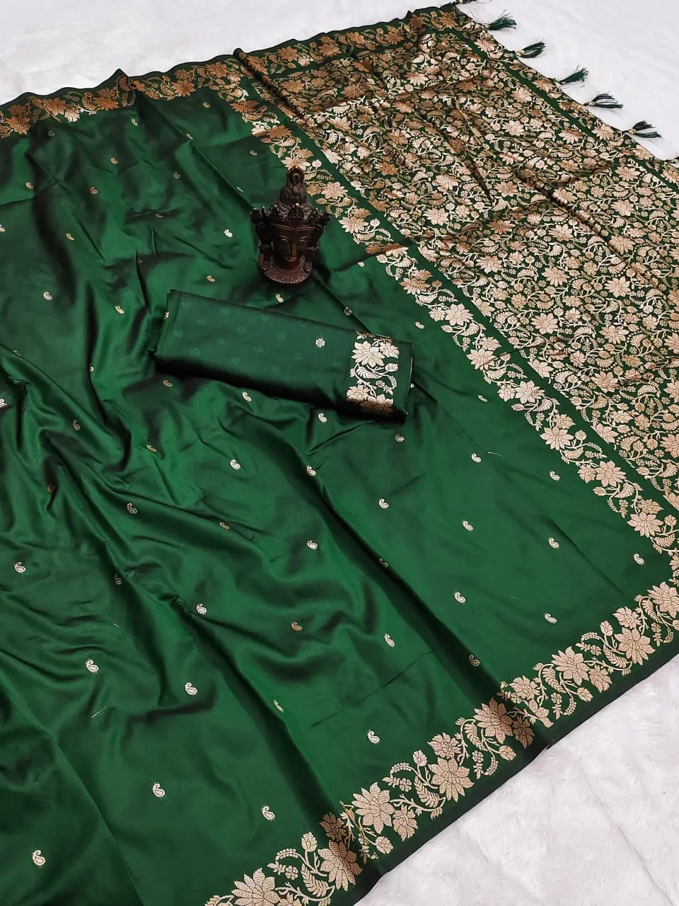 Launching Pooja Pure Banarasi Silk Saree With Rich Pallu Wholesale Surat 2026